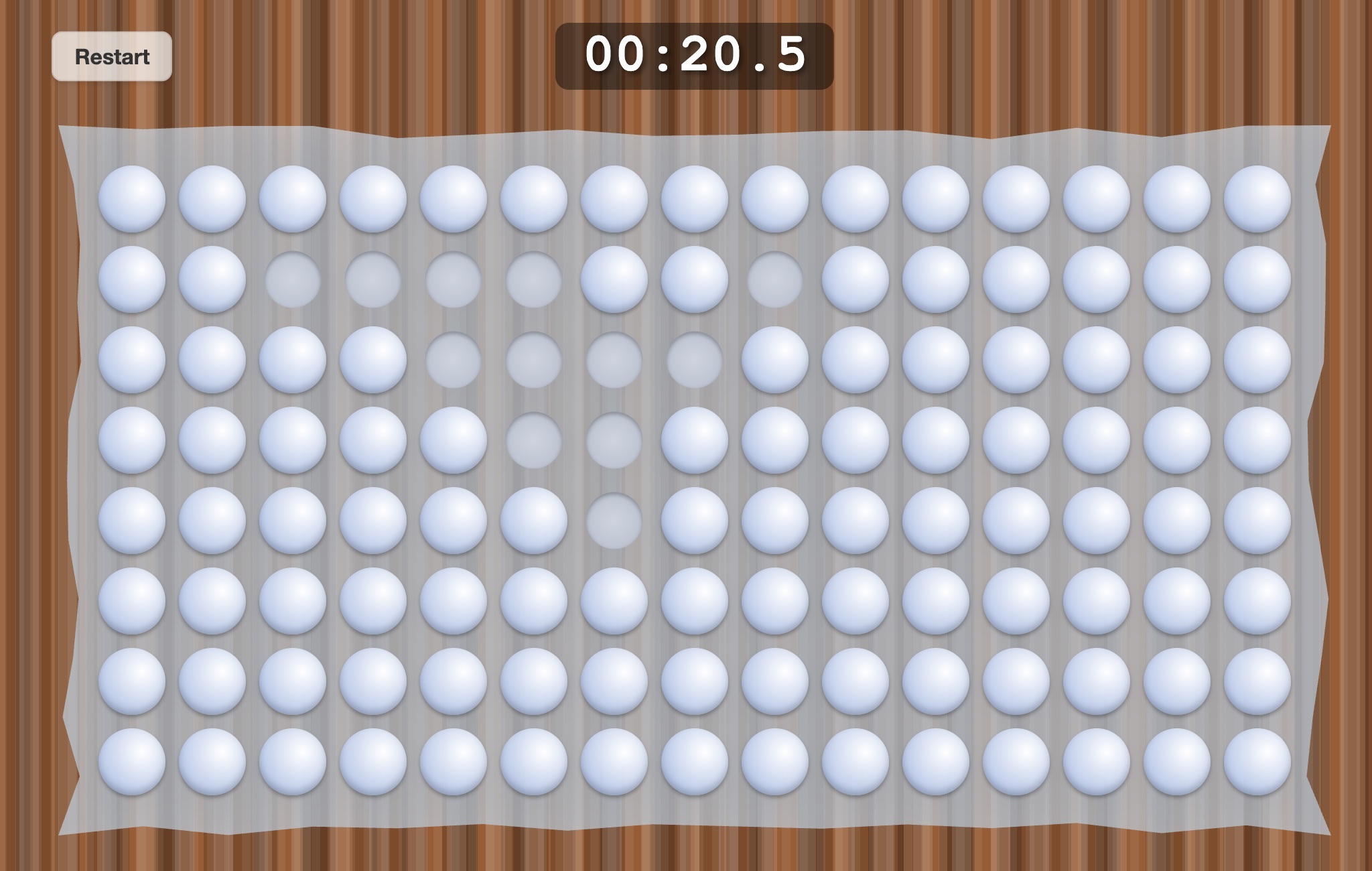 Bubble Wrap Challenge thumbnail showing virtual bubble wrap popping game